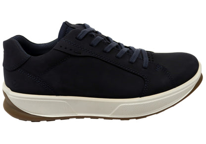 ECCO Mens Byway 2.0 Comfortable Leather Casual Lace Up Sneakers Shoes