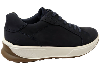 ECCO Mens Byway 2.0 Comfortable Leather Casual Lace Up Sneakers Shoes