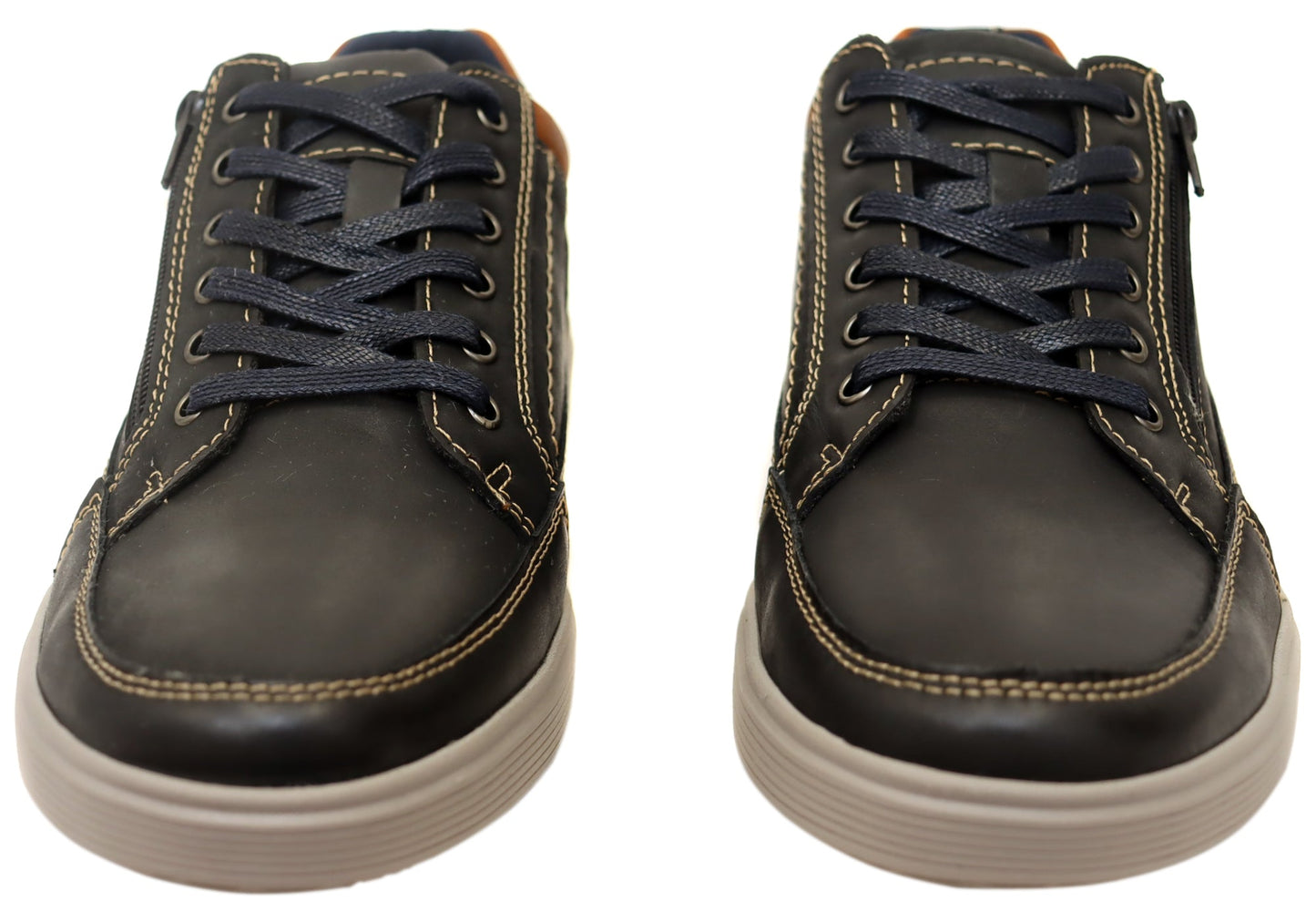 Explorer Rico Mens Comfortable Leather Lace Up Casual Shoes