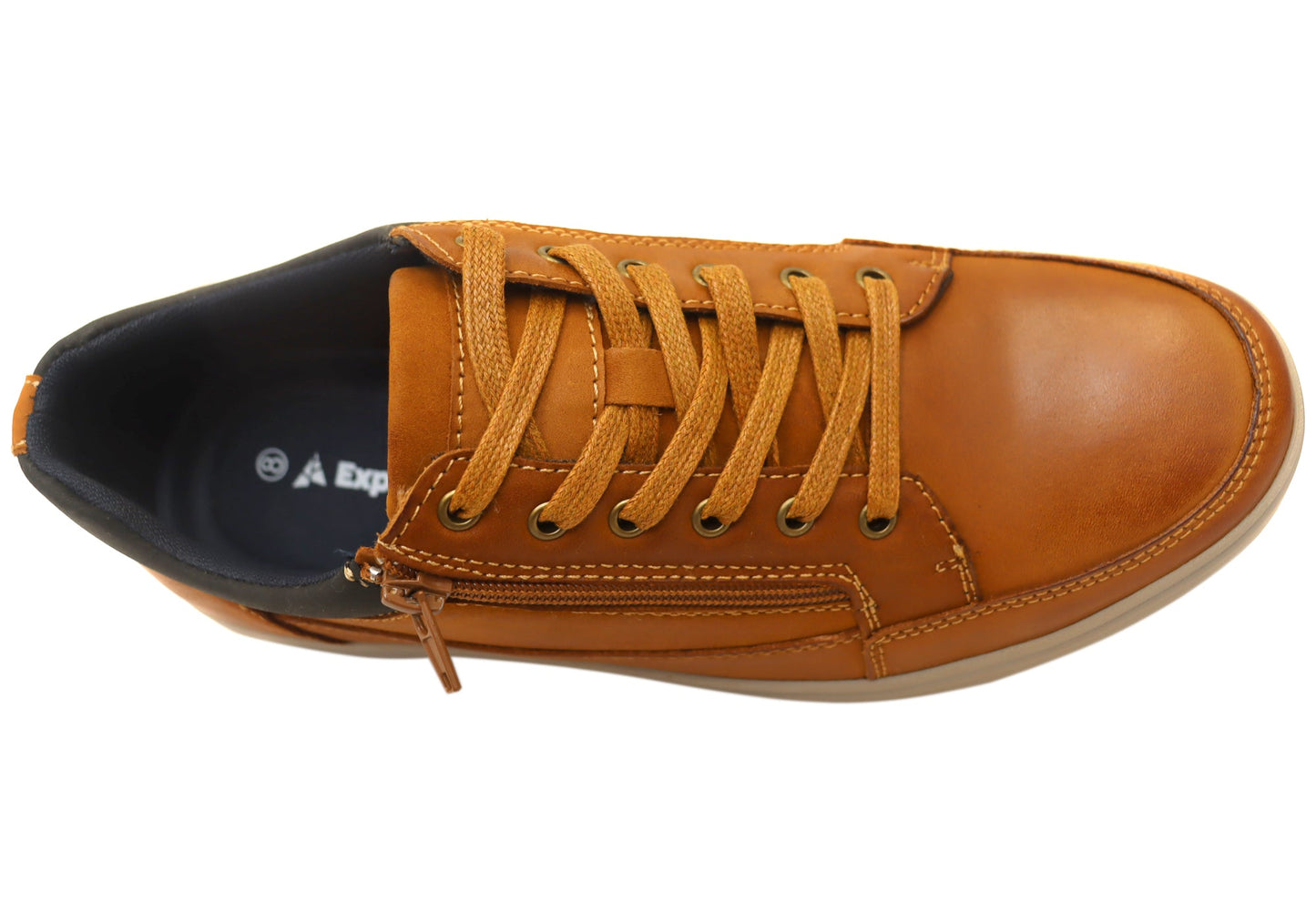 Explorer Rico Mens Comfortable Leather Lace Up Casual Shoes
