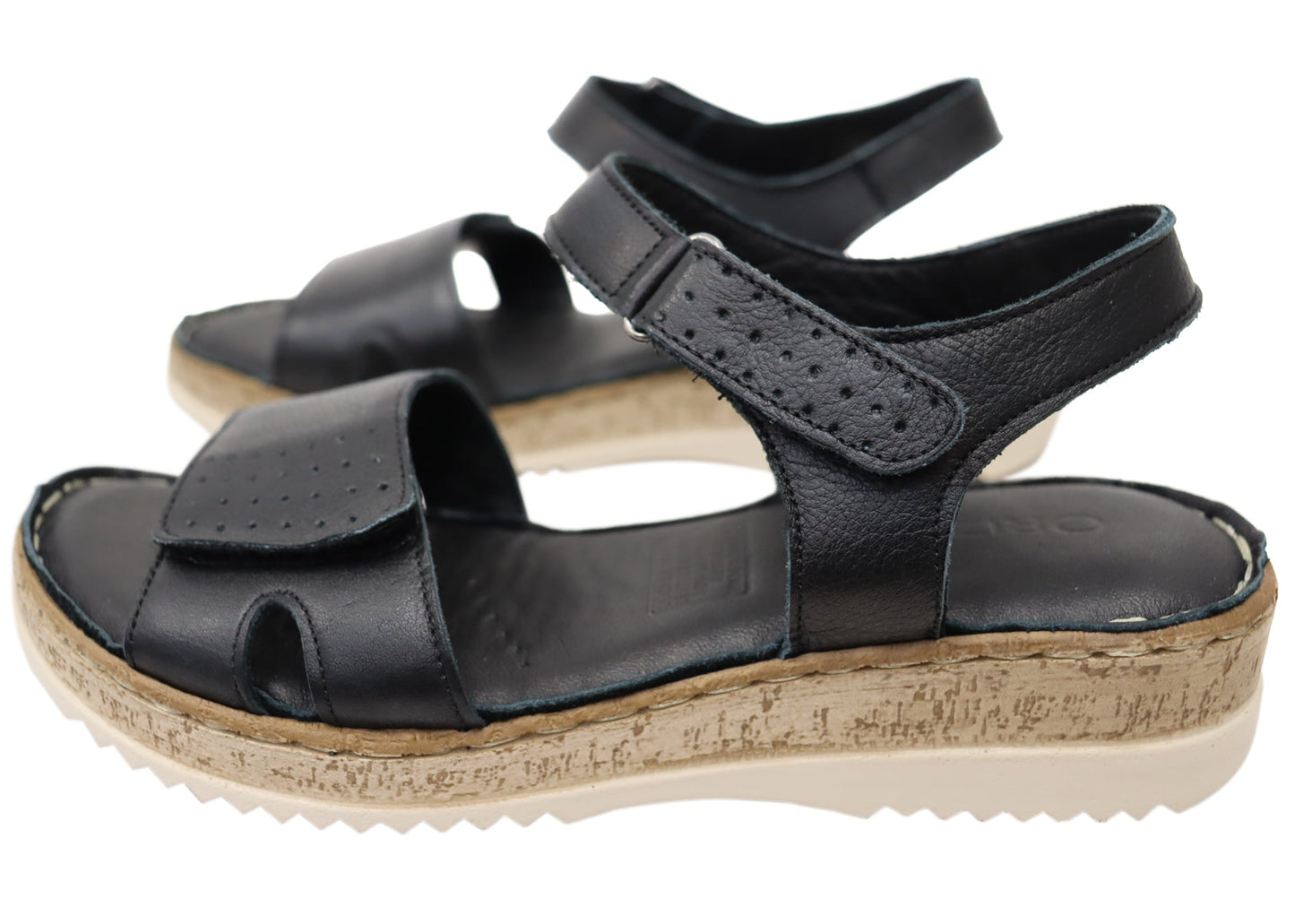 Orizonte Eito Womens Comfortable European Leather Adjustable Sandals