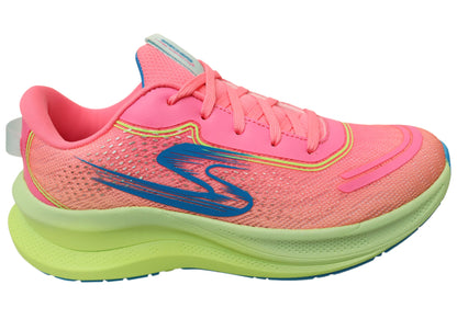 Skechers Kids Girls Max Cushioning Ascend Aura Speed Comfortable Shoes
