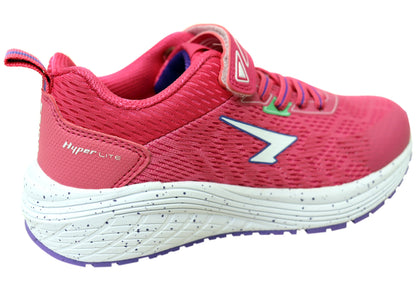 Sfida Prota Kids Girls Adjustable Strap Athletic Shoes Fuchsia Lilac