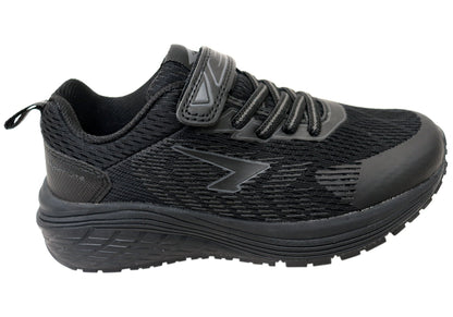 Sfida Prota Kids Boys Adjustable Strap Athletic Shoes Black Black