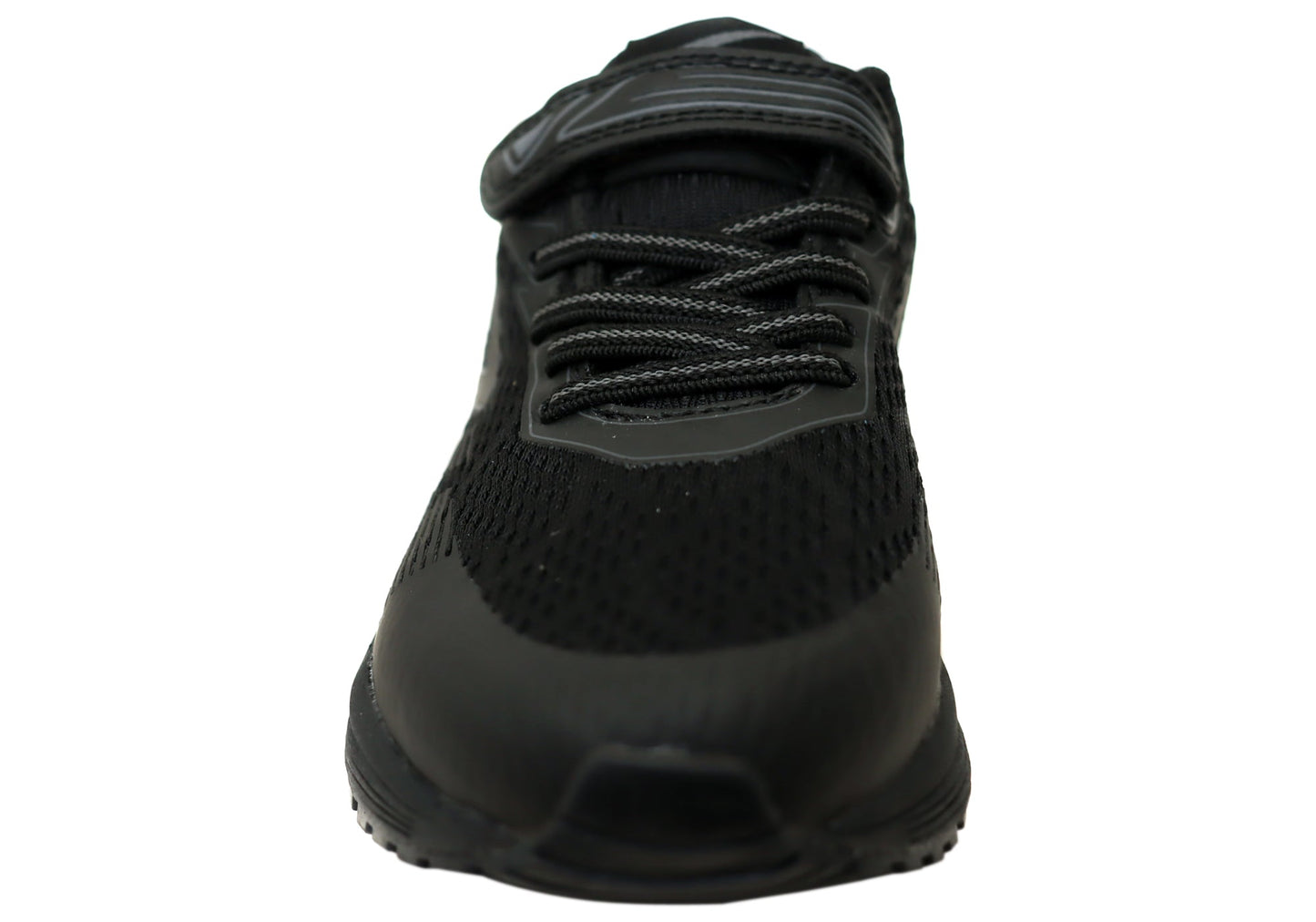 Sfida Prota Kids Boys Adjustable Strap Athletic Shoes Black Black