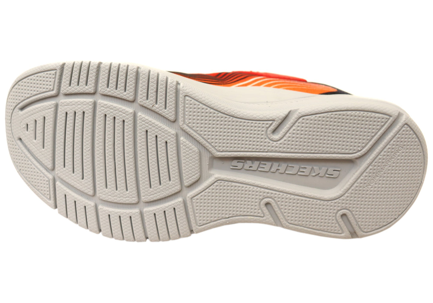 Skechers Boys Kids Microspec Advance Comfortable Shoes Red Black