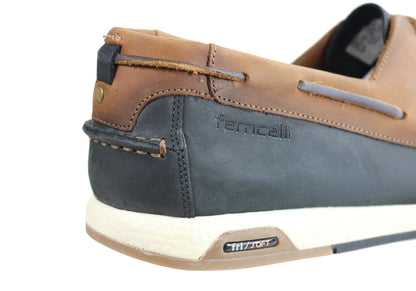 Ferricelli Nathan Mens Casual Leather Lace Up Shoes Made In Brazil