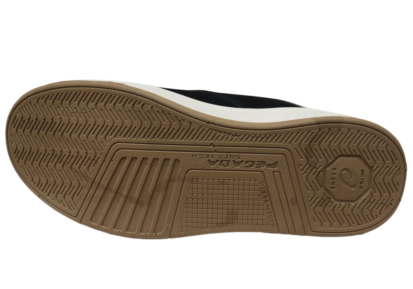 Pegada Falcon Mens Slip On Comfortable Brazilian Leather Casual Shoes