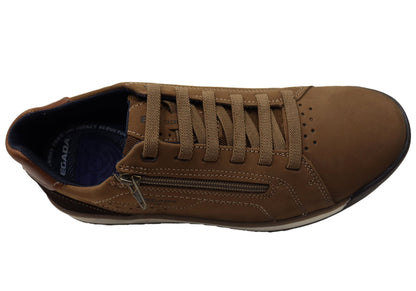 Pegada Brock Mens Slip On Comfortable Brazilian Leather Casual Shoes