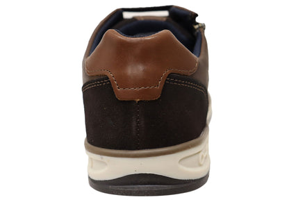 Pegada Brock Mens Slip On Comfortable Brazilian Leather Casual Shoes