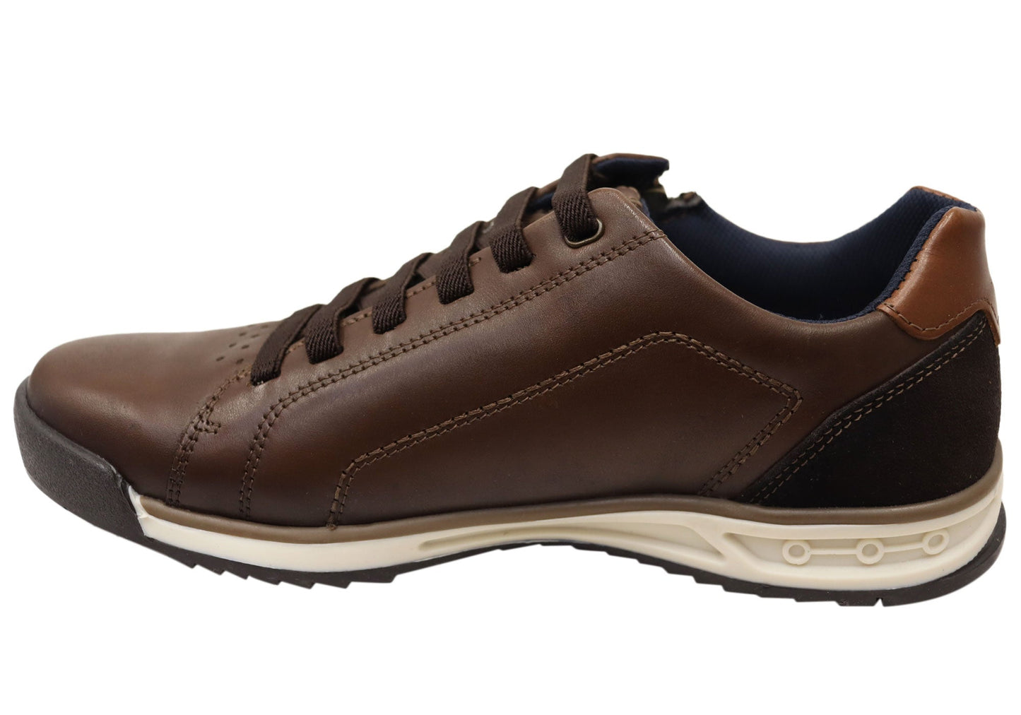 Pegada Brock Mens Slip On Comfortable Brazilian Leather Casual Shoes