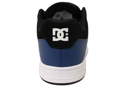 DC Shoes Mens Comfortable Leather Manteca 4 Shoes Black Blue