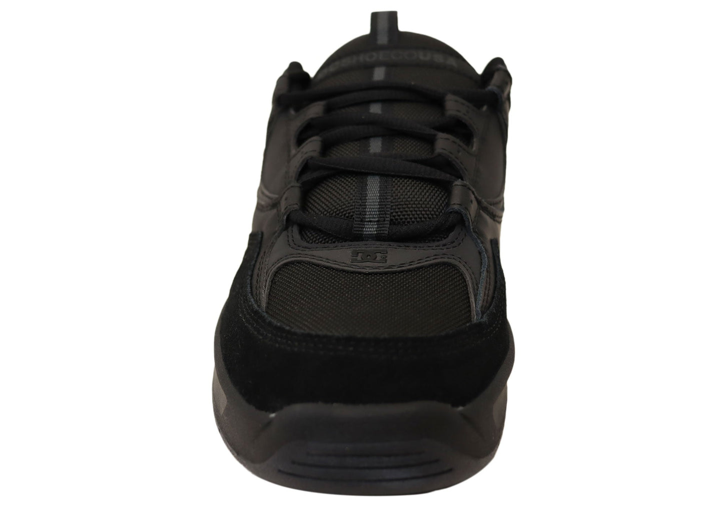 DC Shoes Mens Comfortable Leather Kalynx Zero Shoes Black Black