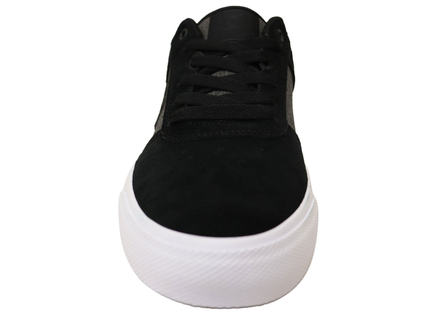 DC Shoes Mens Comfortable Teknic Leather Lace Up Shoes Black Dk Grey