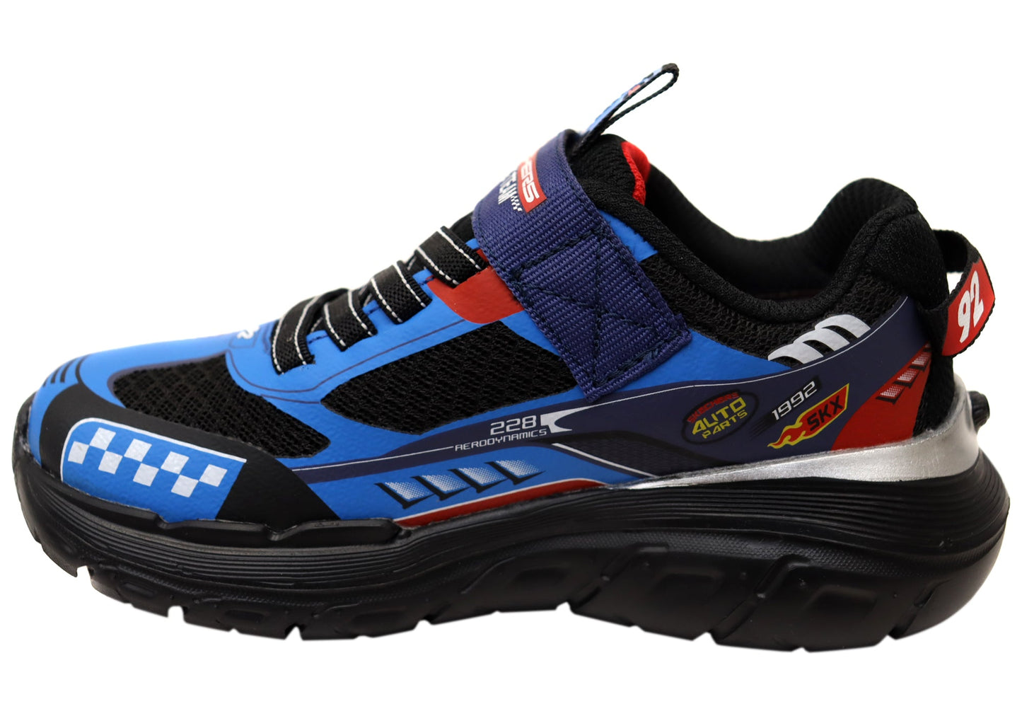 Skechers Kids Boy Skech Tracks Comfortable Shoes Blue Red