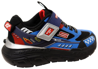 Skechers Kids Boy Skech Tracks Comfortable Shoes Blue Red