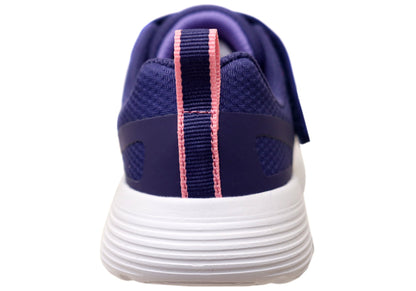 Skechers Kids Infants Girls Dyna Light Comfortable Shoes Purple Blue