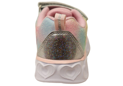 Koala Lights Millie Comfortable Girls Kids Light Up Shoes