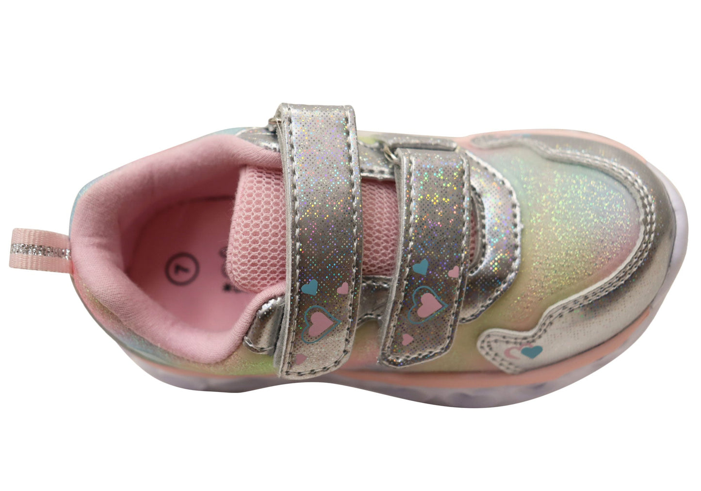 Koala Lights Millie Comfortable Girls Kids Light Up Shoes