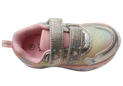 Koala Lights Millie Comfortable Girls Kids Light Up Shoes