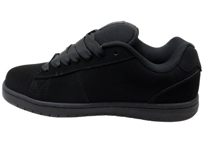 DC Shoes Mens Gaveler 2.0 Comfortable Leather Lace Up Shoes