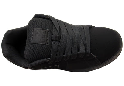 DC Shoes Mens Gaveler 2.0 Comfortable Leather Lace Up Shoes