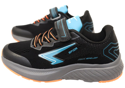 Sfida Brazen Kids Boys Comfortable Adjustable Strap Athletic Shoes