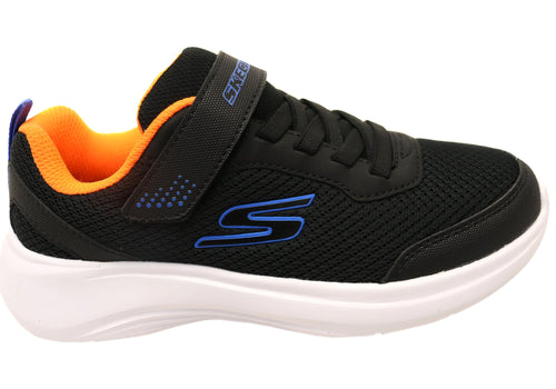 Skechers Kids Boys Selectors Reset Achieved Adjustable Strap Shoes