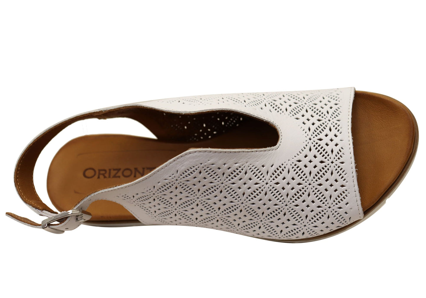 Orizonte Fleurflex Womens Comfortable European Leather Sandals