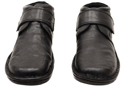 Cabello Comfort 5240-27 Womens Wide Fit Comfortable Leather Boots
