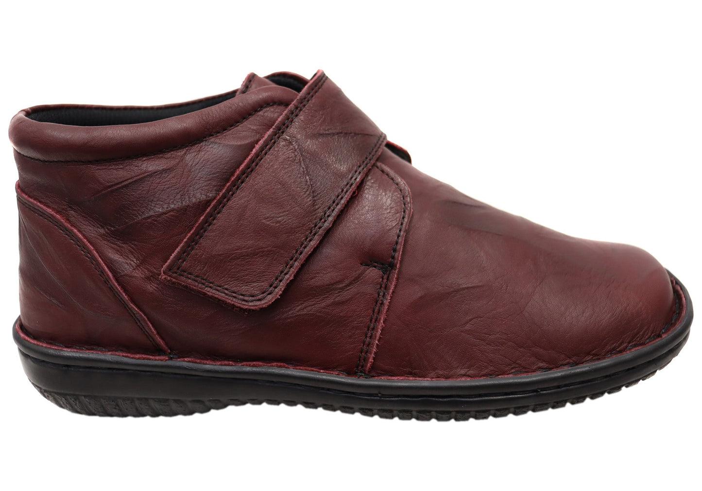 Cabello Comfort 5240-27 Womens Wide Fit Comfortable Leather Boots