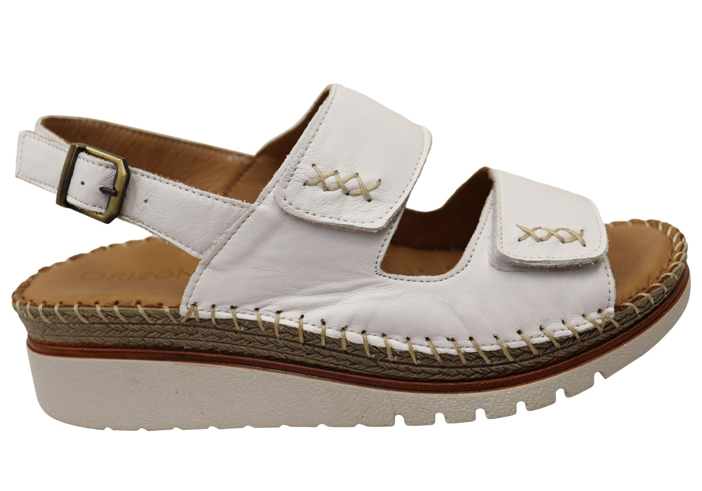 Orizonte Ivoryembrace Womens Comfortable European Leather Sandals