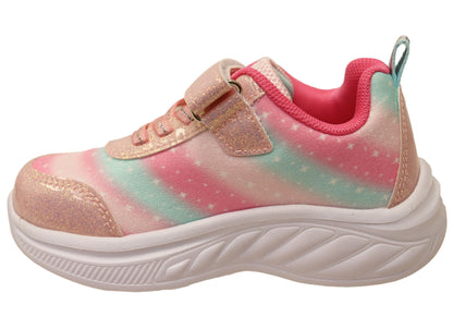 Koala Lights Kids Girls Starr Comfortable Light Up Shoes