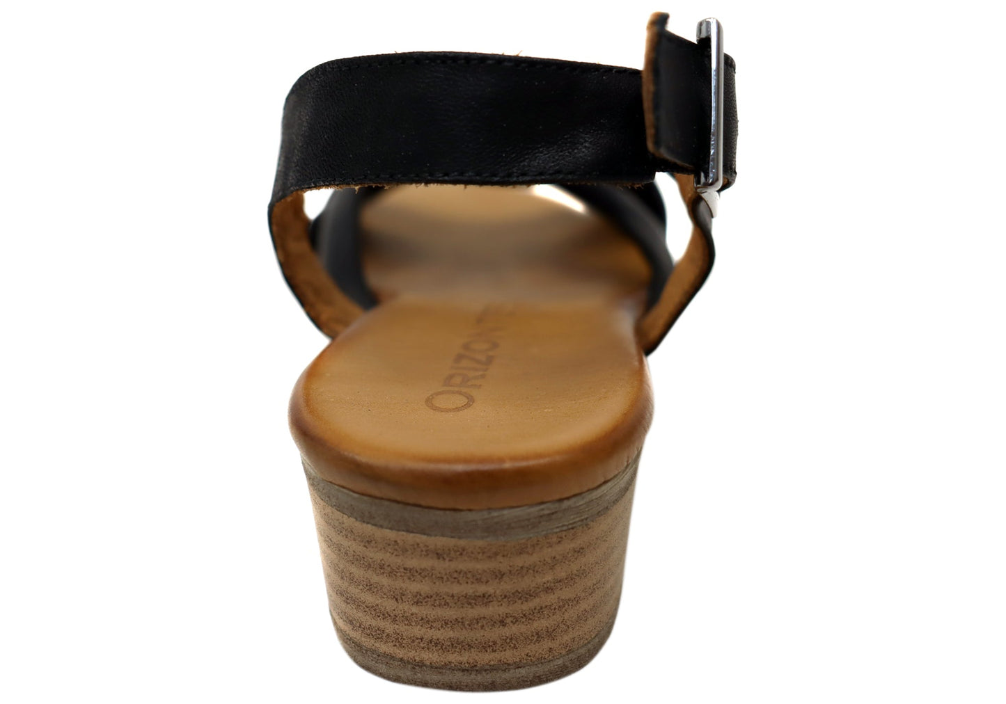 Orizonte Comfea Womens Comfortable European Leather Low Heel Sandals