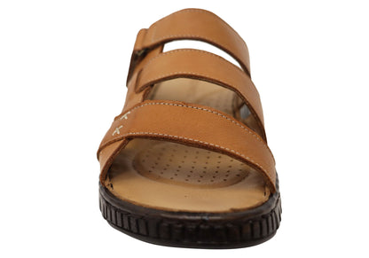 Orizonte Willowflex Womens Comfortable European Leather Slides Sandals