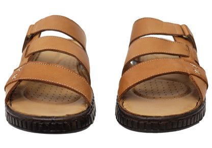 Orizonte Willowflex Womens Comfortable European Leather Slides Sandals