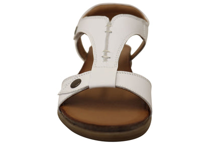 Orizonte Sienastep Womens Comfortable European Leather Sandals