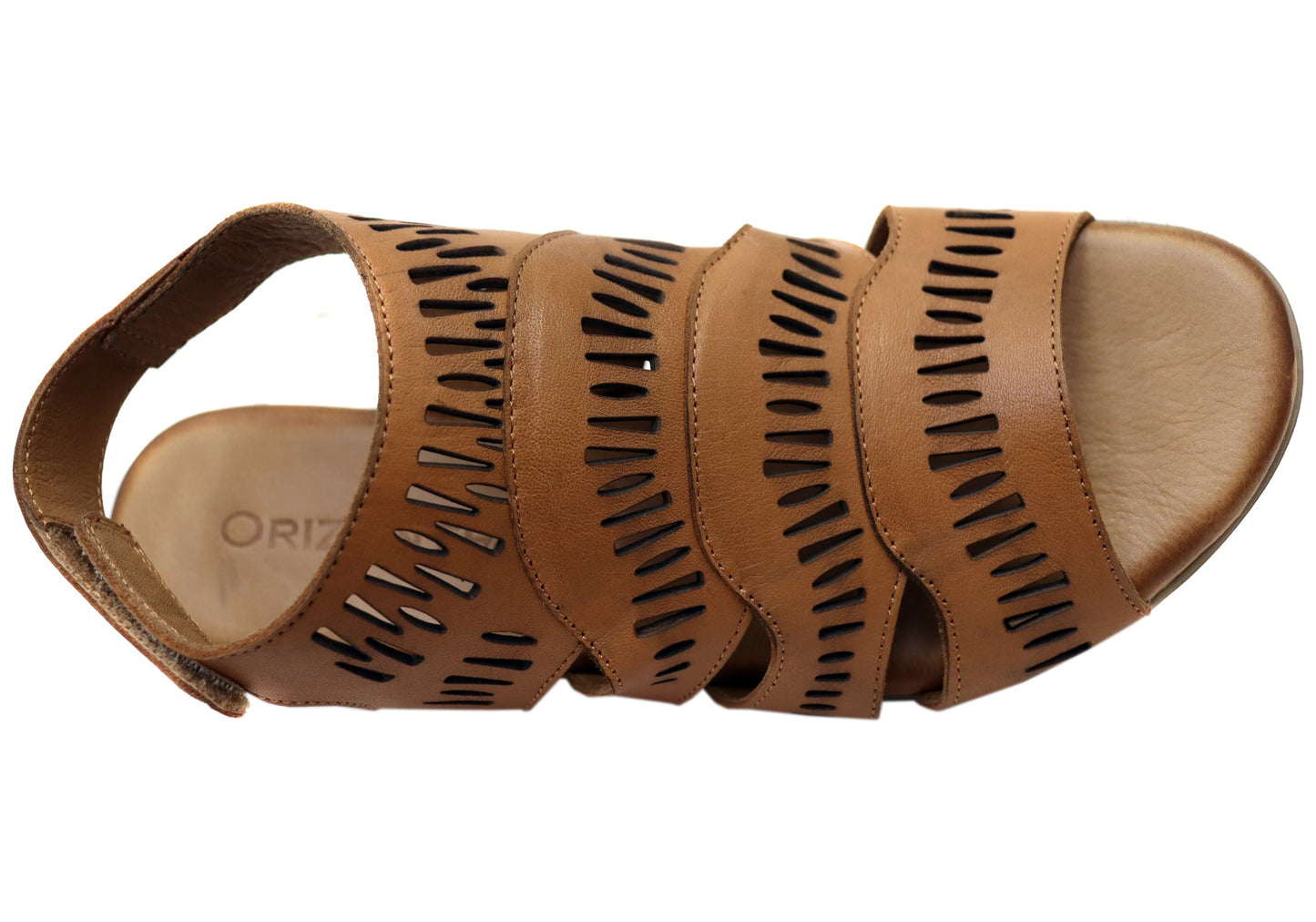 Orizonte Mellowmarch Womens Comfort European Leather Wedge Sandals