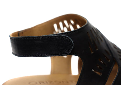 Orizonte Mellowmarch Womens Comfort European Leather Wedge Sandals