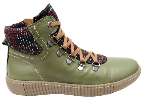 Cabello Comfort Willow Womens European Comfortable Leather Boots