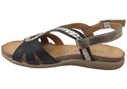 Orizonte Petalstride Womens Comfortable European Leather Sandals