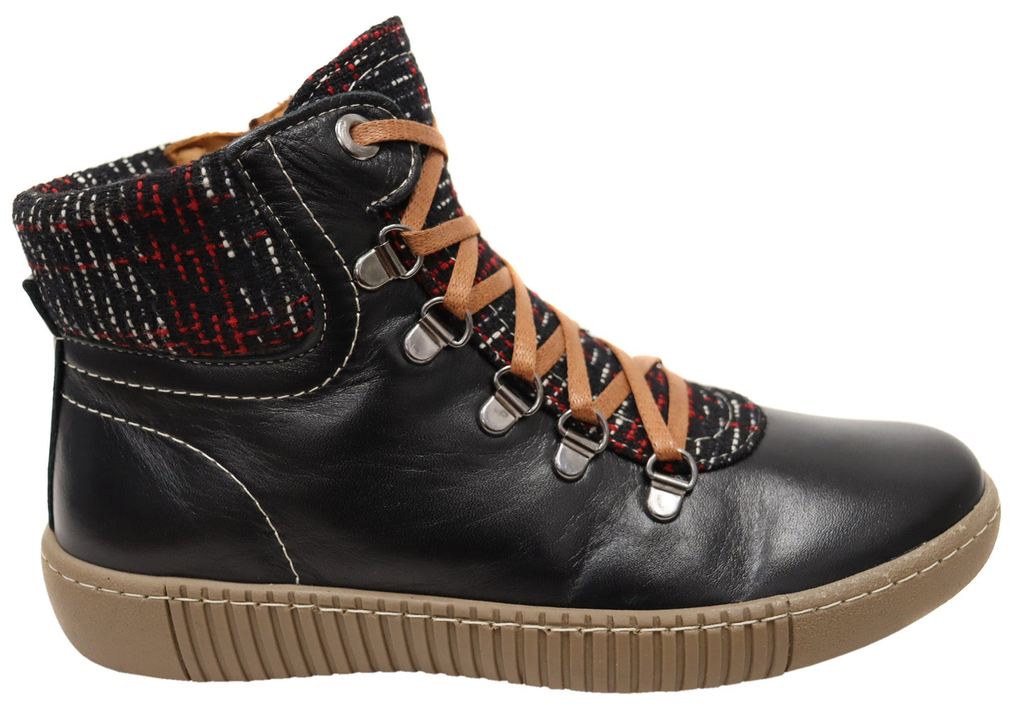 Cabello Comfort Willow Womens European Comfortable Leather Boots