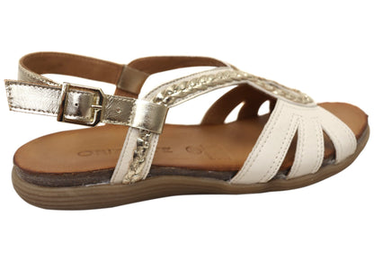 Orizonte Petalstride Womens Comfortable European Leather Sandals