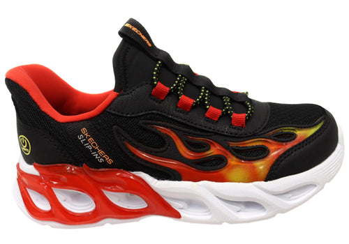 Skechers Kids Boys S Lights Thermo Flash 2.0 Heat Brisk Shoes