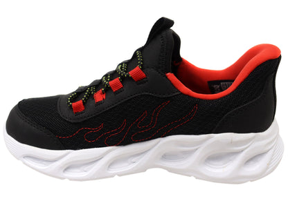 Skechers Kids Boys S Lights Thermo Flash 2.0 Heat Brisk Shoes