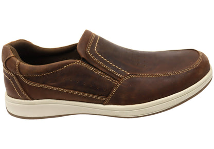 Rockport Jeode RO Mens Leather Comfortable Slip On Shoes