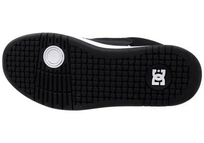 DC Shoes Mens Manteca 4 Comfortable Leather Lace Up Shoes Black White