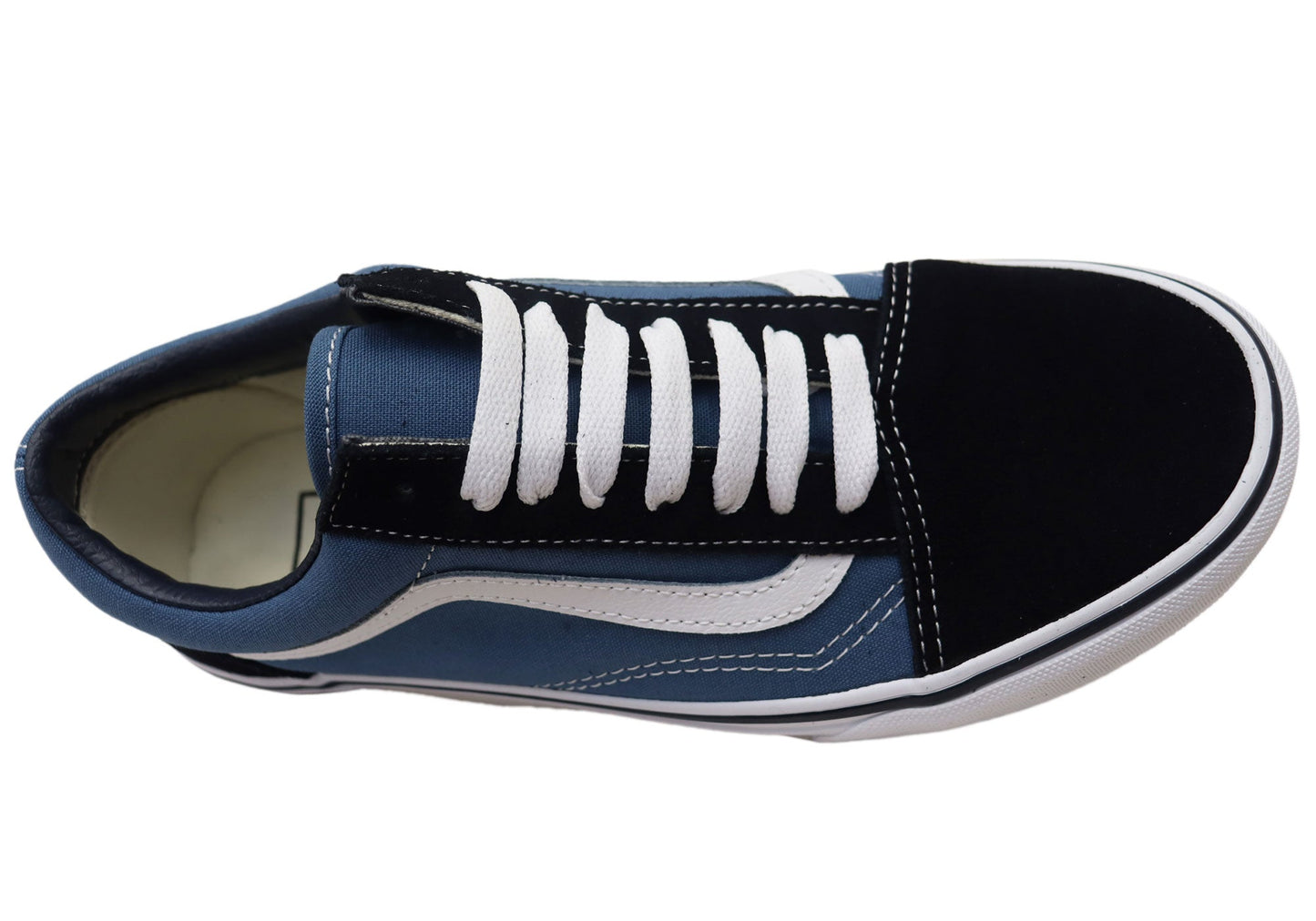 Vans Old Skool Unisex Comfortable Lace Up Sneakers Navy