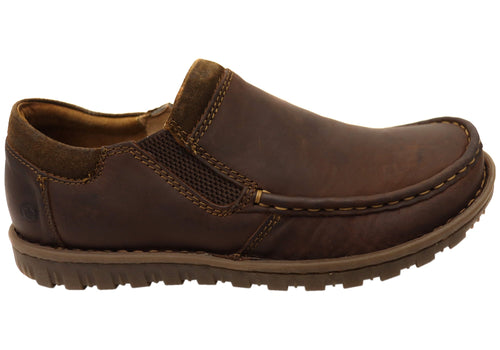 Born Mens Gudmund Leather Comfortable Slip On Shoes