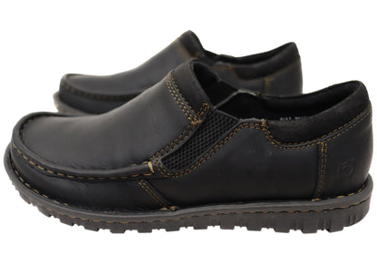 Born Mens Gudmund Leather Comfortable Slip On Shoes